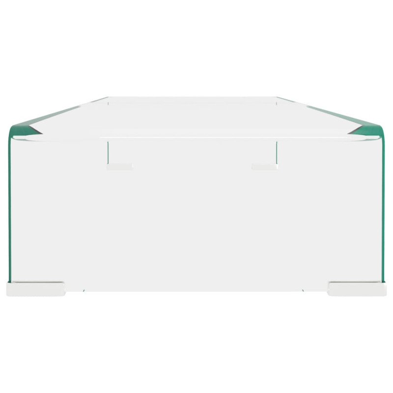 Podstawka pod monitor / telewizor szklana 80x30x13 cm