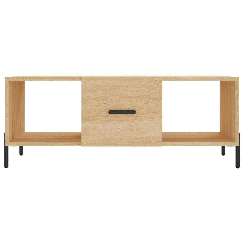 Stolik kawowy, dąb sonoma, 102x50x40cm, materiał drewnopochodny