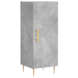 Szafka, szarość betonu, 34,5x34x90 cm, materiał drewnopochodny
