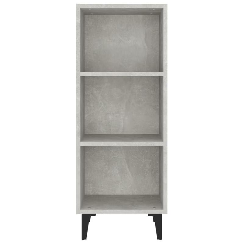 Szafka, szarość betonu, 34,5x32,5x90cm, materiał drewnopochodny