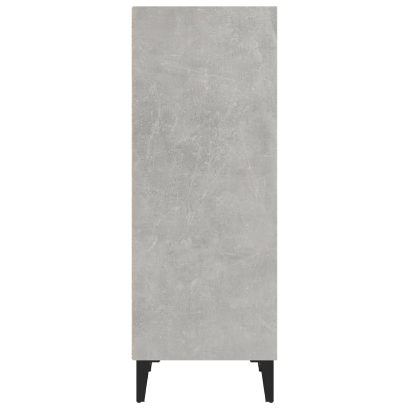 Szafka, szarość betonu, 34,5x32,5x90cm, materiał drewnopochodny