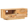 Szafka pod TV, 90x30x35 cm, lite drewno mango