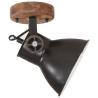 Industrialne lampy ścienne/sufitowe 2 szt, czarne, 20x25 cm E27