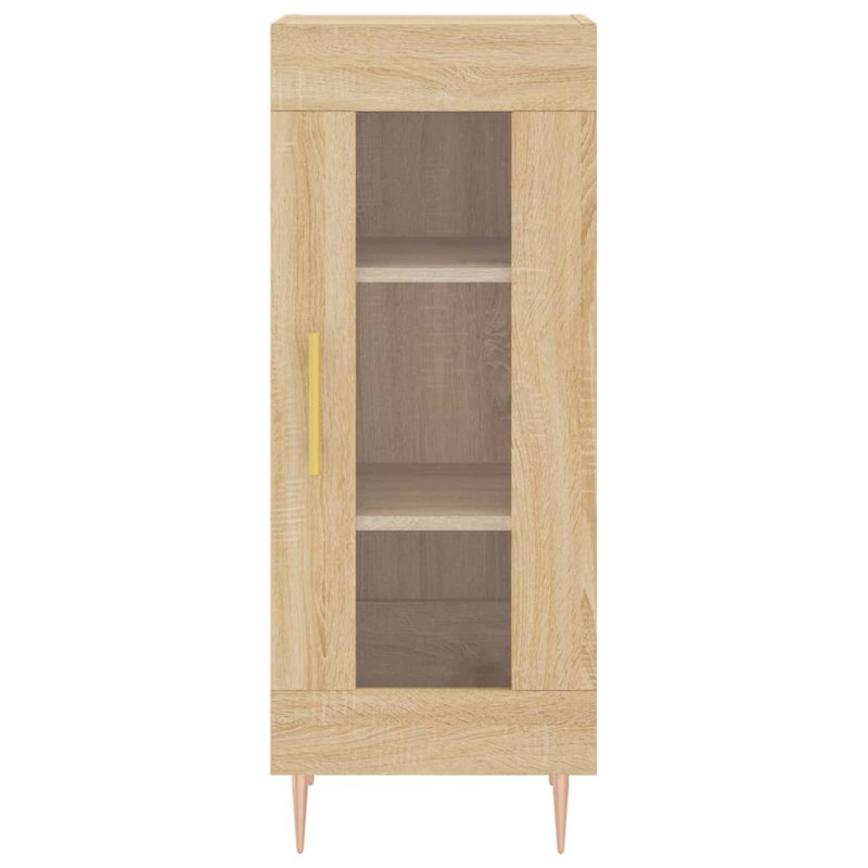 Szafka, dąb sonoma, 34,5x34x90 cm, materiał drewnopochodny