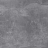 FMD Biurko z szufladą, 123 x 50 x 76,5 cm, betonowa szarość i biel