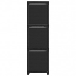 Regał z 9 przegrodami, pudełka, czarny 103x30x175,5 cm, tkanina