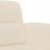 Sofa 2-osobowa, beżowy, 140 cm, tapicerowana mikrofibrą