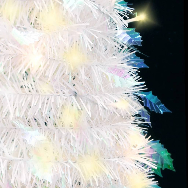 Sztuczna choinka typu pop-up, 150 LED, biała, 180 cm