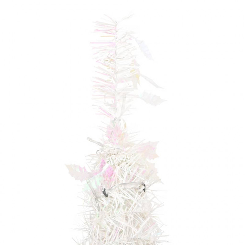 Sztuczna choinka typu pop-up, 150 LED, biała, 180 cm