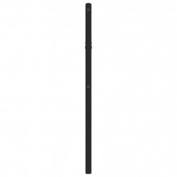 Metalowe wezgłowie, czarne, 90 cm