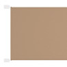 Markiza pionowa, kolor taupe, 100x600 cm, tkanina Oxford