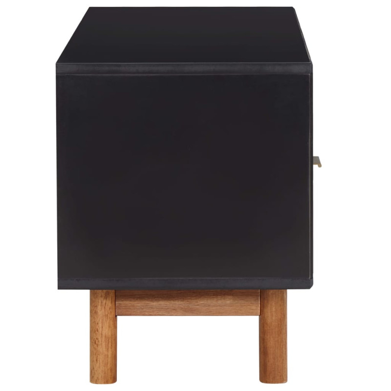 Szafka pod TV, 100x35x45 cm, lite drewno akacjowe i MDF