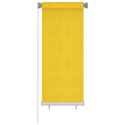 Roleta zewnętrzna, 60x140 cm, żółta, HDPE