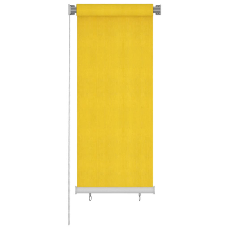 Roleta zewnętrzna, 60x140 cm, żółta, HDPE