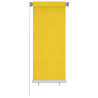 Roleta zewnętrzna, 60x140 cm, żółta, HDPE