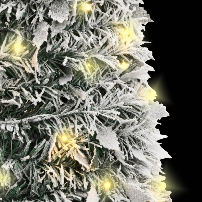 Sztuczna choinka typu pop-up, ośnieżona, 200 LED, 210 cm