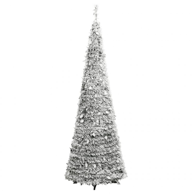 Sztuczna choinka typu pop-up, ośnieżona, 200 LED, 210 cm