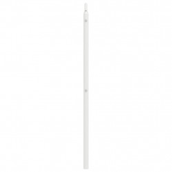 Metalowe wezgłowie, białe, 135 cm