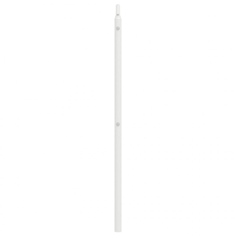 Metalowe wezgłowie, białe, 135 cm