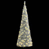 Sztuczna choinka typu pop-up, ośnieżona, 150 LED, 180 cm