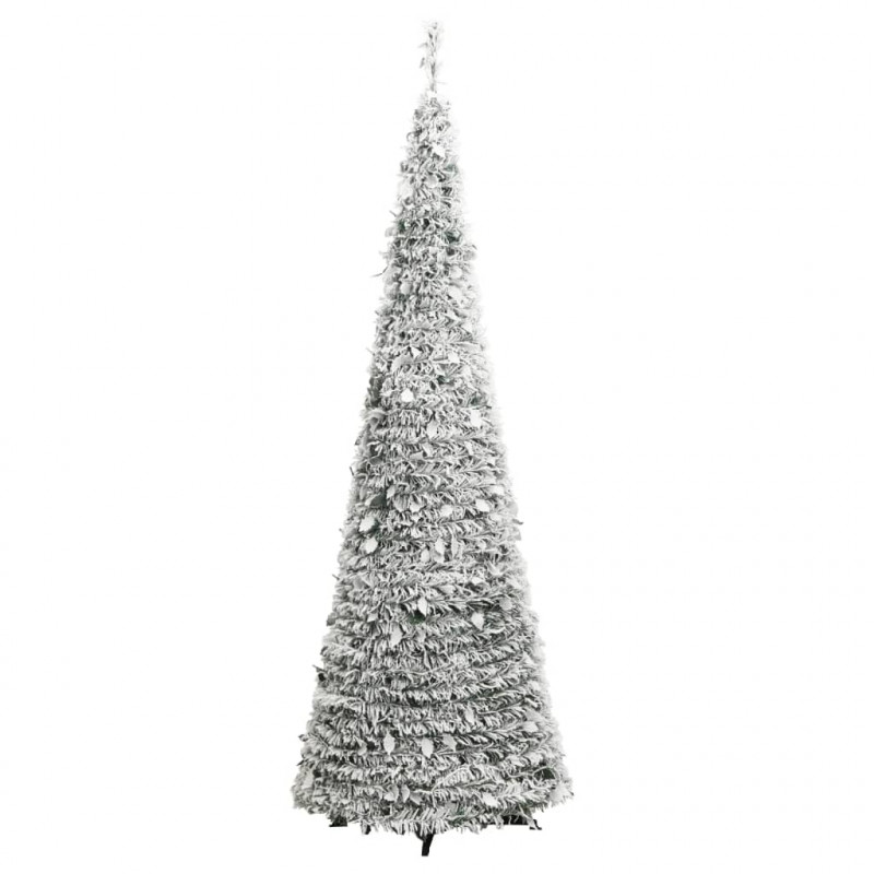 Sztuczna choinka typu pop-up, ośnieżona, 150 LED, 180 cm