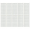 Składany parawan 5-panelowy, styl japoński, 200x170 cm, biały