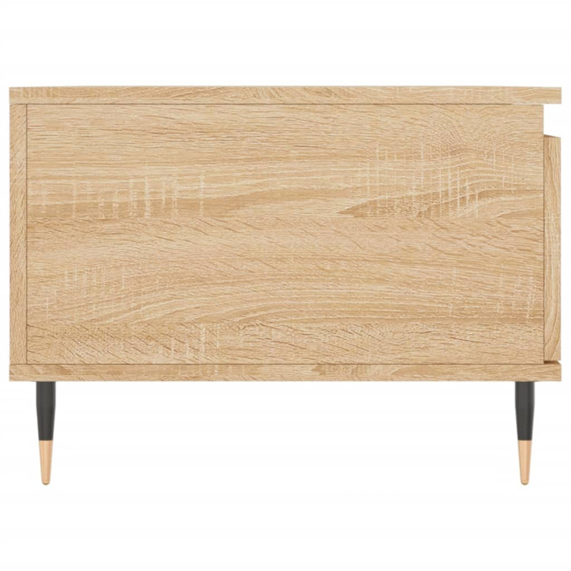 Stolik kawowy, dąb sonoma 90x50x36,5 cm materiał drewnopochodny