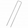 Kołki gruntowe w kształcie litery U, 50 szt., 20x4 cm, stal