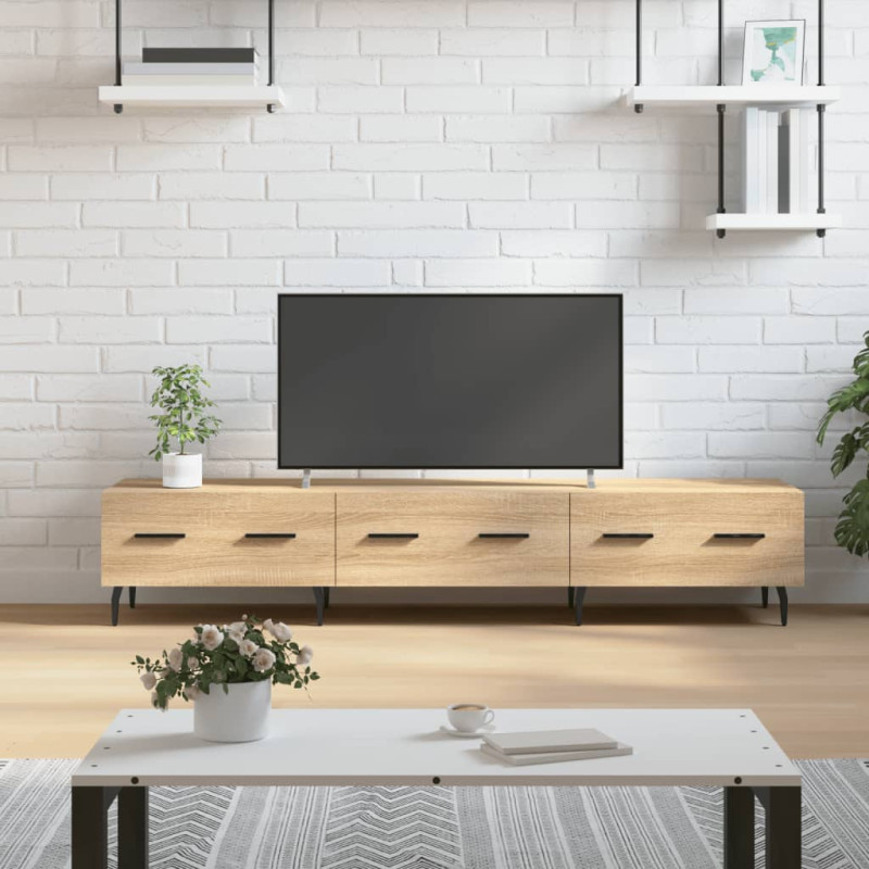 Szafka pod telewizor, dąb sonoma, 150x36x30 cm
