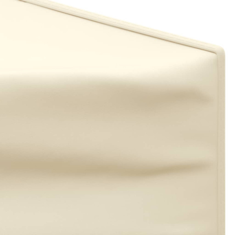 Składany namiot imprezowy ze ściankami, kremowy, 3x3 m