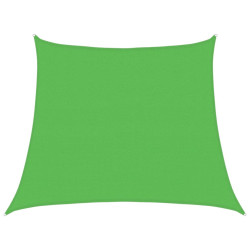 Żagiel przeciwsłoneczny, 160 g/m², jasnozielony, 3/4x3 m, HDPE