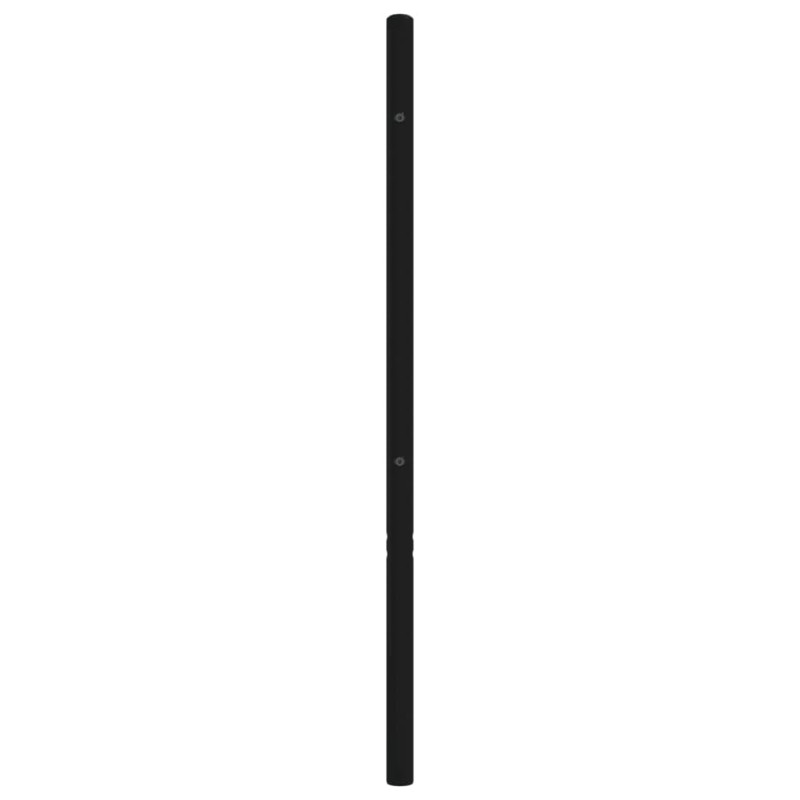 Metalowe wezgłowie, czarne, 80 cm