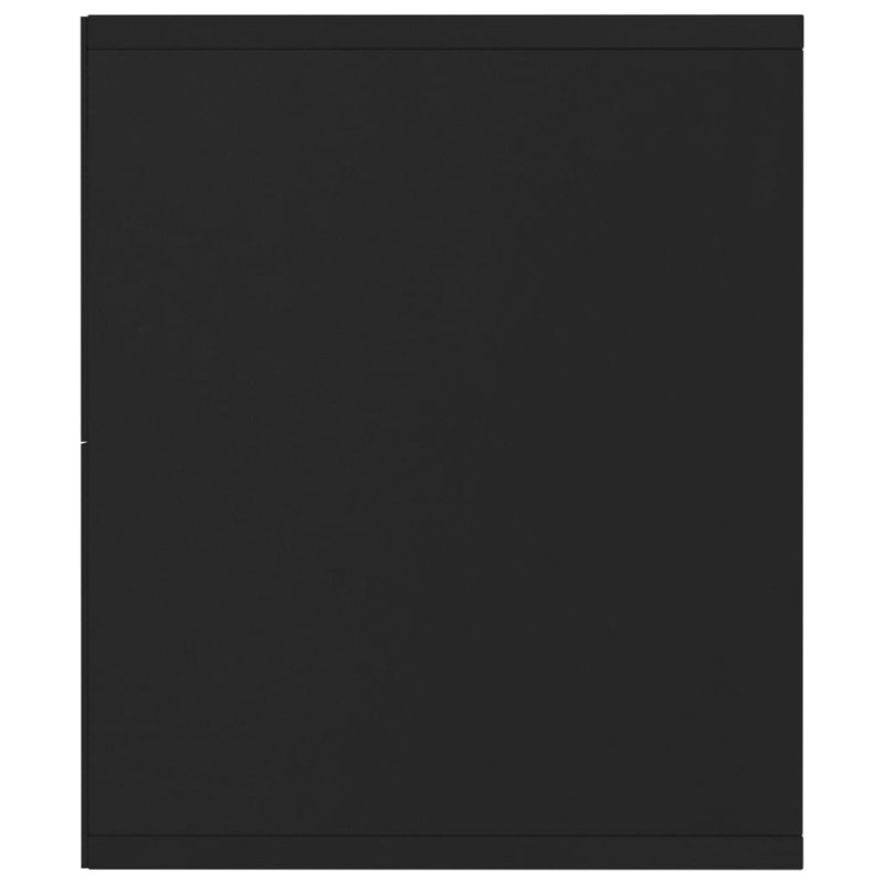 Regał na książki/szafka TV, czarny, 143x30x36 cm