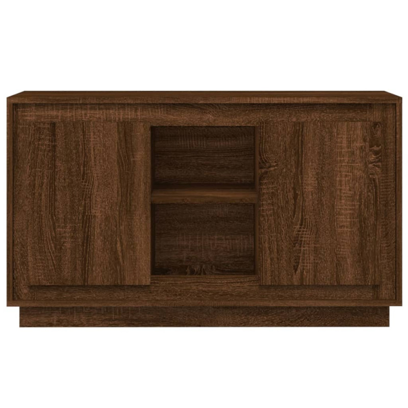 Szafka, brązowy dąb, 102x35x60 cm, materiał drewnopochodny