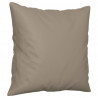 3-osobowa sofa z poduszkami, kolor taupe, 180 cm, mikrofibra