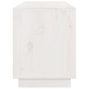 Szafka pod telewizor, biała, 176x37x47,5cm, lite drewno sosnowe