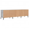 Szafka pod TV, szarość betonu, 150x30x44,5 cm