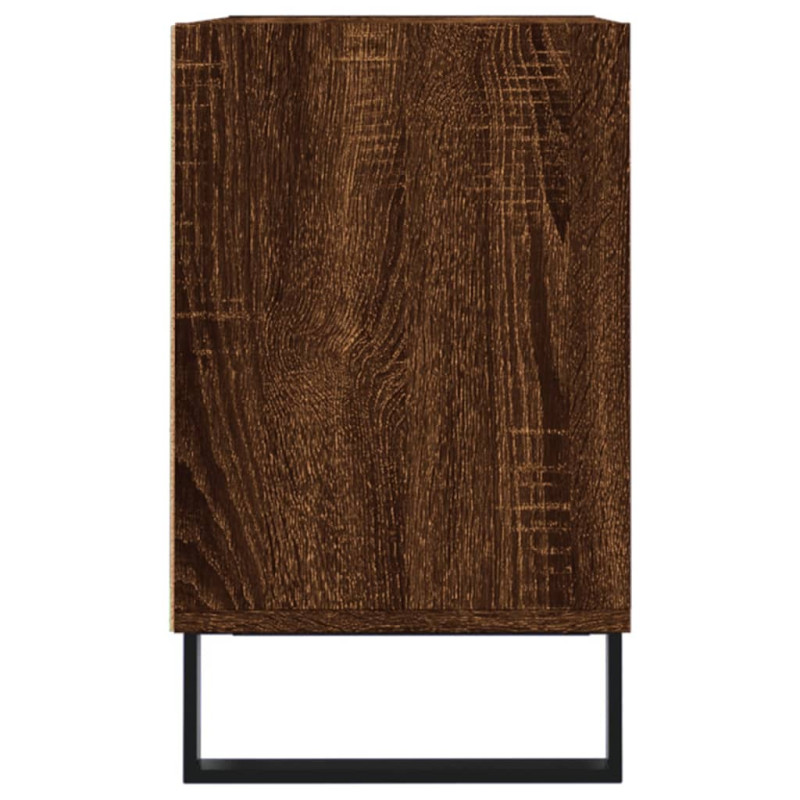 Szafka pod TV, brązowy dąb, 69,5x30x50 cm