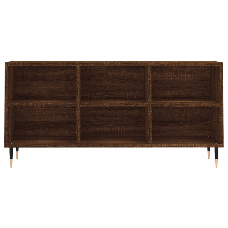 Szafka pod TV, brązowy dąb, 103,5x30x50 cm