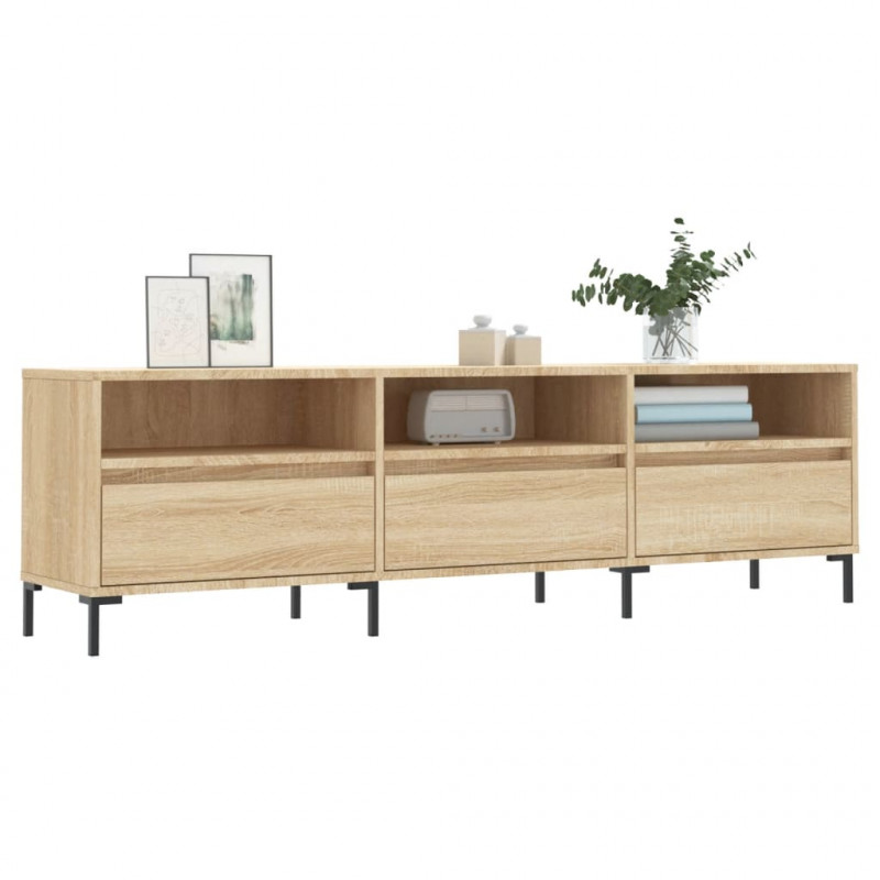 Szafka pod TV, dąb sonoma, 150x30x44,5 cm