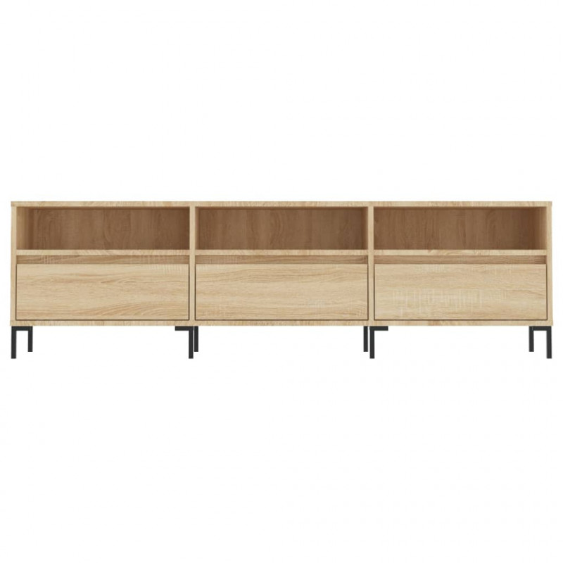 Szafka pod TV, dąb sonoma, 150x30x44,5 cm