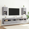 Szafki pod TV z LED, 2 szt. szary dąb sonoma, 30,5x30x60 cm