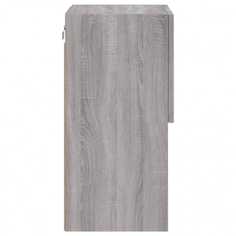 Szafki pod TV z LED, 2 szt. szary dąb sonoma, 30,5x30x60 cm