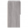 Szafki pod TV z LED, 2 szt. szary dąb sonoma, 30,5x30x60 cm