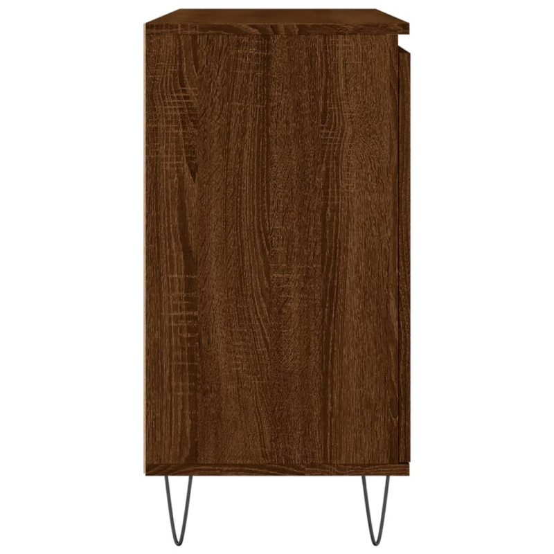 Szafka, brązowy dąb, 104x35x70 cm, materiał drewnopochodny