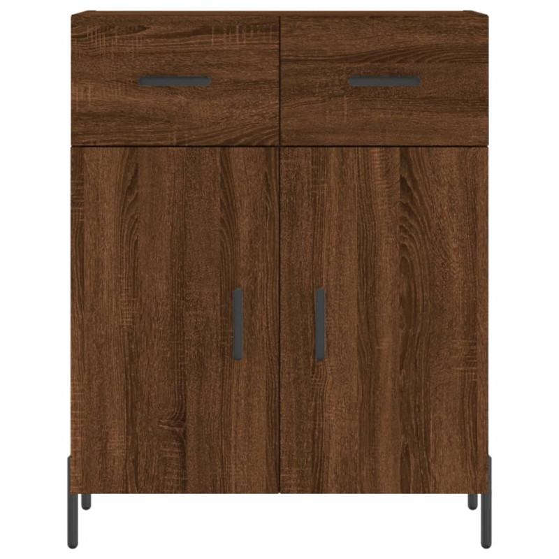 Szafka, brązowy dąb, 69,5x34x90 cm, materiał drewnopochodny
