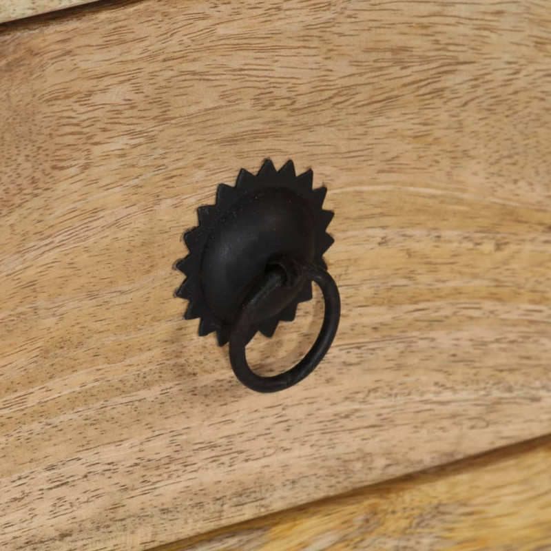 Biurko, lite drewno mango, 140x50x77 cm