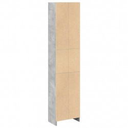 Regał, szarość betonu, 40x24x176 cm, materiał drewnopochodny