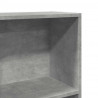 Regał, szarość betonu, 40x24x176 cm, materiał drewnopochodny