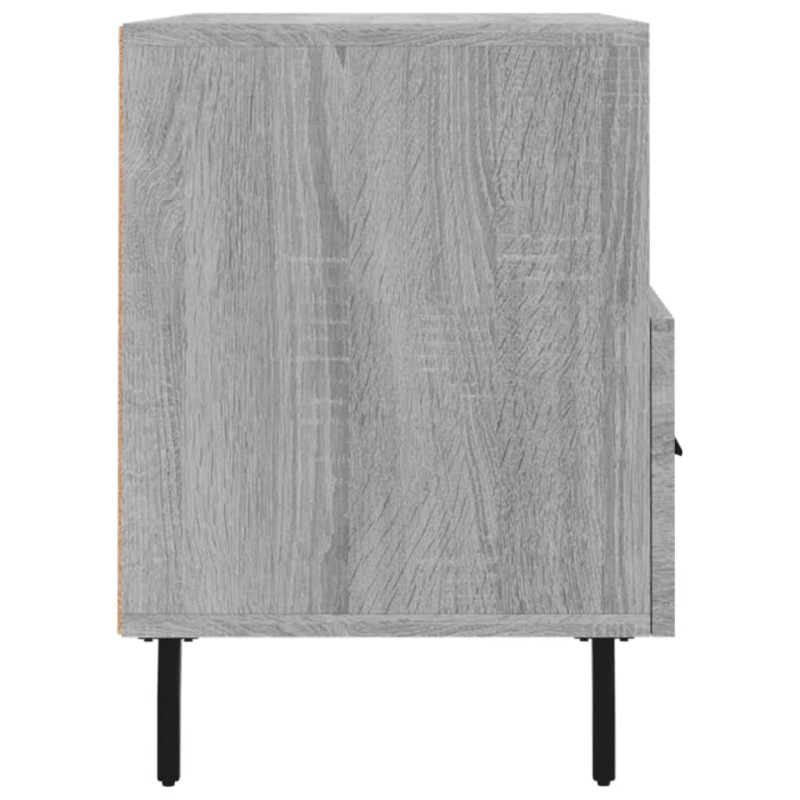 Szafka pod telewizor, szary dąb sonoma, 80x36x50 cm